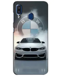 Чехол для Samsung Galaxy a20 2019 (A205F) с картинкой «BMW в белом дыму» Чехол для Samsung Galaxy a20 2019 (A205F) с картинкой «BMW в белом дыму»