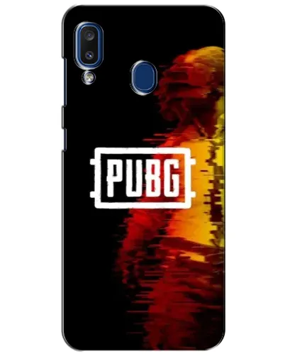 Чехол для Samsung Galaxy a20 2019 (A205F) с картинкой «Яркий логотип PUBG»