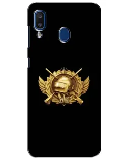 Чехол для Samsung Galaxy a20 2019 (A205F) с картинкой «PUBG — оранжевый градиент» Чехол для Samsung Galaxy a20 2019 (A205F) с картинкой «PUBG — оранжевый градиент»