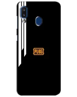 Чехол для Samsung Galaxy a20 2019 (A205F) с картинкой «PUBG — вертикальные линии» Чехол для Samsung Galaxy a20 2019 (A205F) с картинкой «PUBG — вертикальные линии»