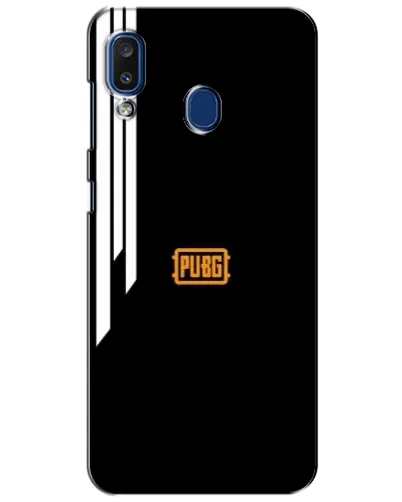 Чехол для Samsung Galaxy a20 2019 (A205F) с картинкой «PUBG — вертикальные линии»