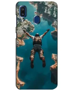 Чехол для Samsung Galaxy a20 2019 (A205F) с картинкой «PUBG — свободное падение»