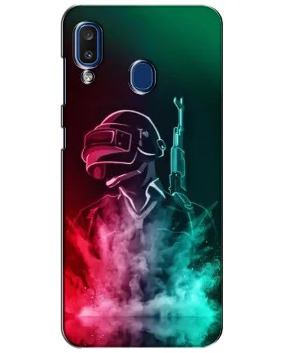Чехол для Samsung Galaxy a20 2019 (A205F) с картинкой «PUBG — огненный воин»
