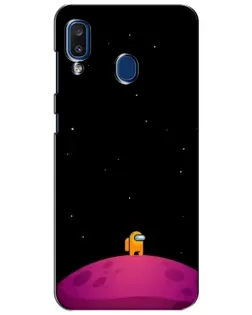 Чехол для Samsung Galaxy a20 2019 (A205F) с картинкой «Одинокий герой на планете» Чехол для Samsung Galaxy a20 2019 (A205F) с картинкой «Одинокий герой на планете»