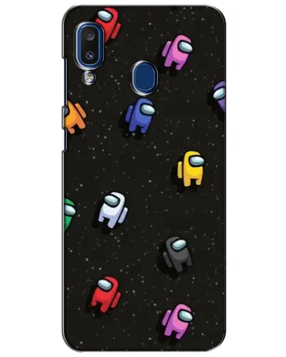 Чехол для Samsung Galaxy a20 2019 (A205F) с картинкой «Космический паттерн Among Us» Чехол для Samsung Galaxy a20 2019 (A205F) с картинкой «Космический паттерн Among Us»