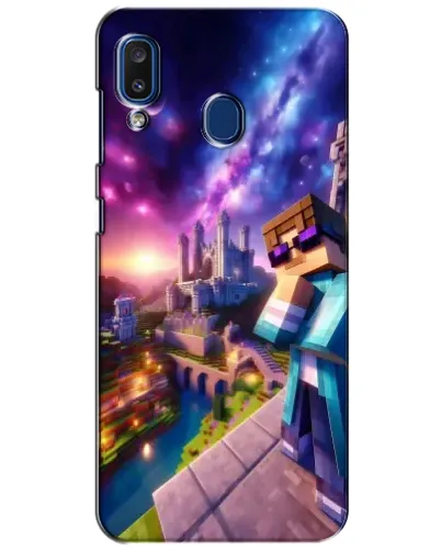 Чехол для Samsung Galaxy a20 2019 (A205F) с картинкой «Стив и космос»