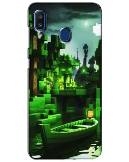 Чехол для Samsung Galaxy a20 2019 (A205F) с картинкой «Minecraft лесной пейзаж» Чехол для Samsung Galaxy a20 2019 (A205F) с картинкой «Minecraft лесной пейзаж»