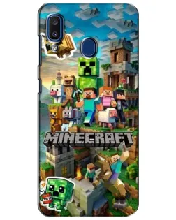 Чехол для Samsung Galaxy a20 2019 (A205F) с картинкой «Замок Minecraft» Чехол для Samsung Galaxy a20 2019 (A205F) с картинкой «Замок Minecraft»