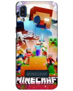 Чехол для Samsung Galaxy a20 2019 (A205F) с картинкой «Minecraft герои игры» Чехол для Samsung Galaxy a20 2019 (A205F) с картинкой «Minecraft герои игры»