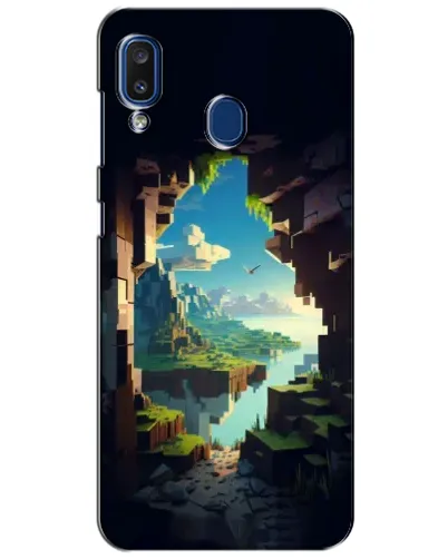 Чехол для Samsung Galaxy a20 2019 (A205F) с картинкой «Вид из пещеры»