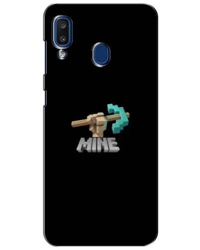 Чехол для Samsung Galaxy a20 2019 (A205F) с картинкой «Алмазная кирка»