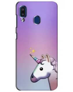 Чехол для Samsung Galaxy a20 2019 (A205F) с картинкой «Единорог градиент»