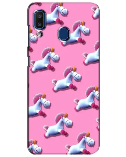 Чехол для Samsung Galaxy a20 2019 (A205F) с картинкой «Единороги на розовом»