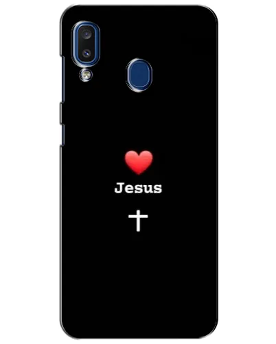 Чохол для Samsung Galaxy a20 2019 (A205F) з картинкою «Серце - Jesus»