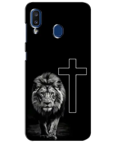 Чохол для Samsung Galaxy a20 2019 (A205F) з картинкою «Лев та Хрест»