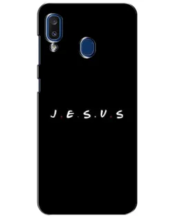 Чохол для Samsung Galaxy a20 2019 (A205F) з картинкою «Крапки віри J.E.S.U.S.»
