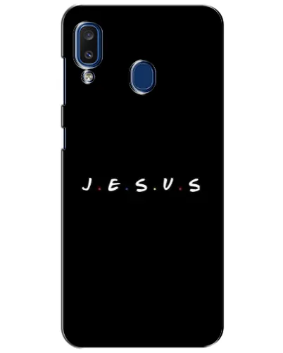 Чохол для Samsung Galaxy a20 2019 (A205F) з картинкою «Крапки віри J.E.S.U.S.»