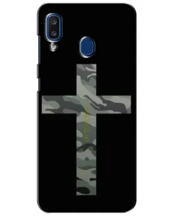 Чохол для Samsung Galaxy a20 2019 (A205F) з картинкою «Мілітарі Хрест»