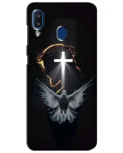Чохол для Samsung Galaxy a20 2019 (A205F) з картинкою «Голуб та Світло»