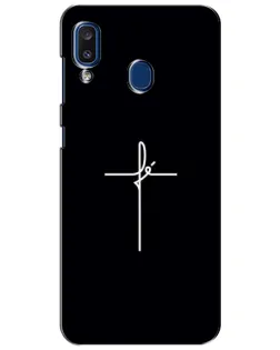 Чехол для Samsung Galaxy a20 2019 (A205F) с картинкой «Тонкий крест»