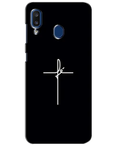 Чехол для Samsung Galaxy a20 2019 (A205F) с картинкой «Тонкий крест» Чехол для Samsung Galaxy a20 2019 (A205F) с картинкой «Тонкий крест»