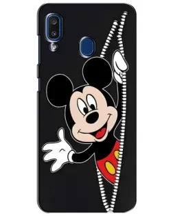 Чехол для Samsung Galaxy a20 2019 (A205F) с картинкой «Микки раздвигает стены»