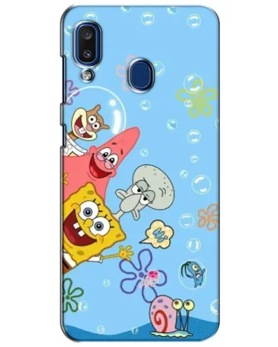 Чехол для Samsung Galaxy a20 2019 (A205F) с картинкой «Веселые пузырьки»
