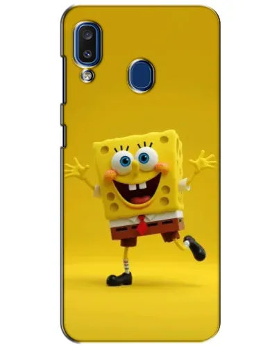 Чехол для Samsung Galaxy a20 2019 (A205F) с картинкой «Позитивный Губка Боб»