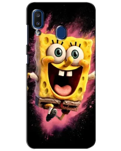 Чехол для Samsung Galaxy a20 2019 (A205F) с картинкой «Взрывной Спанч Боб»