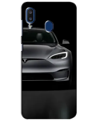 Чохол для Samsung Galaxy a20 2019 (A205F) з картинкою «Tesla Model S Look»