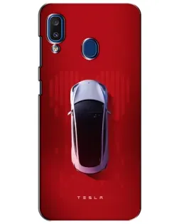 Чохол для Samsung Galaxy a20 2019 (A205F) з картинкою «Tesla Top View»