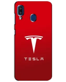 Чохол для Samsung Galaxy a20 2019 (A205F) з картинкою «Tesla Red Classic»