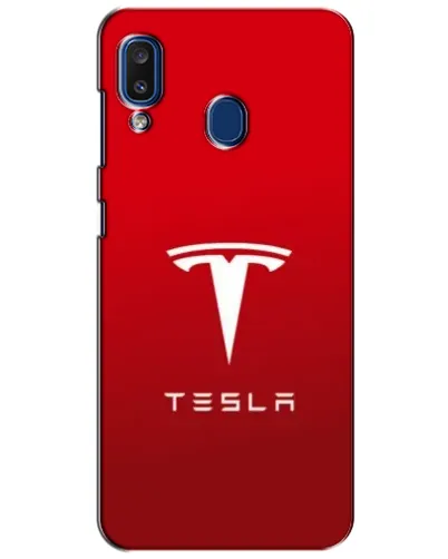 Чохол для Samsung Galaxy a20 2019 (A205F) з картинкою «Tesla Red Classic»