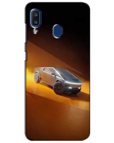 Чохол для Samsung Galaxy a20 2019 (A205F) з картинкою «Cybertruck у пустелі»