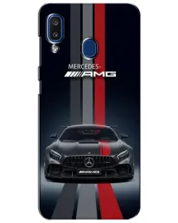 Чехол для Samsung Galaxy a20 2019 (A205F) с картинкой «Mercedes — белый карбон» Чехол для Samsung Galaxy a20 2019 (A205F) с картинкой «Mercedes — белый карбон»