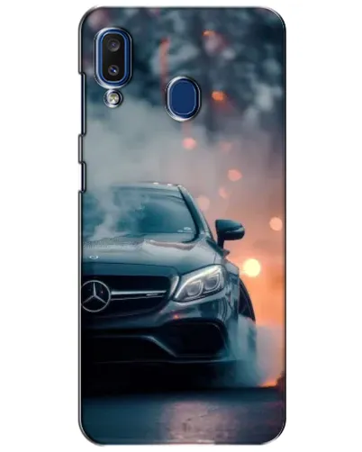 Чехол для Samsung Galaxy a20 2019 (A205F) с картинкой «Mercedes — ночной город»