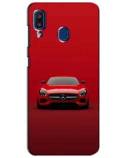 Чехол для Samsung Galaxy a20 2019 (A205F) с картинкой «Красный Mercedes AMG»