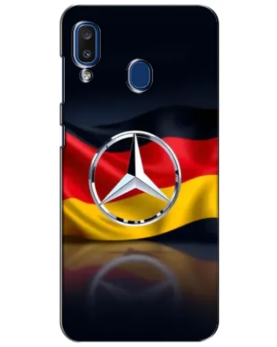 Чехол для Samsung Galaxy a20 2019 (A205F) с картинкой «Mercedes — флаг Германии»