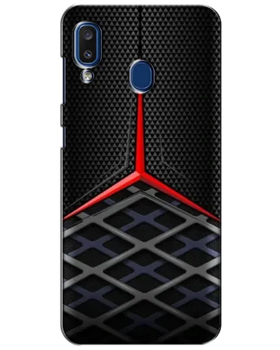 Чехол для Samsung Galaxy a20 2019 (A205F) с картинкой «Mercedes Carbon Grid»