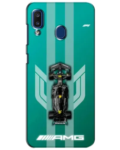 Чехол для Samsung Galaxy a20 2019 (A205F) с картинкой «Mercedes AMG Petronas»