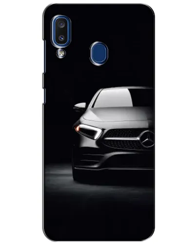 Чехол для Samsung Galaxy a20 2019 (A205F) с картинкой «Свет фар Mercedes»