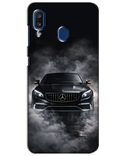 Чехол для Samsung Galaxy a20 2019 (A205F) с картинкой «Mercedes в дыму»