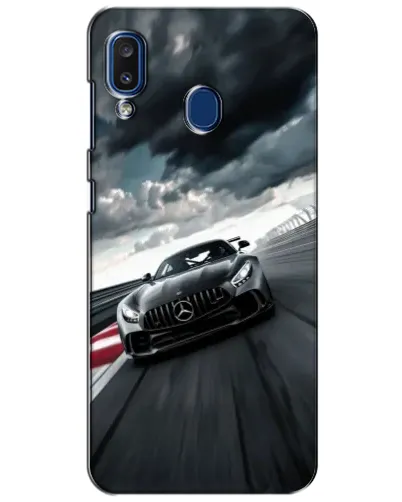 Чехол для Samsung Galaxy a20 2019 (A205F) с картинкой «Гоночный Mercedes AMG»