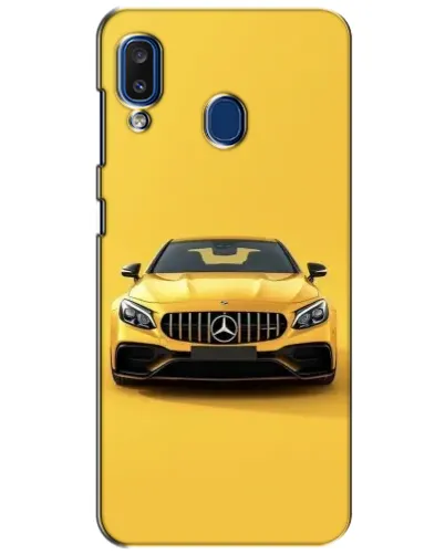 Чехол для Samsung Galaxy a20 2019 (A205F) с картинкой «Желтый Mercedes GT»