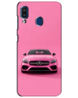 Чехол для Samsung Galaxy a20 2019 (A205F) с картинкой «Розовый Mercedes AMG» Чехол для Samsung Galaxy a20 2019 (A205F) с картинкой «Розовый Mercedes AMG»
