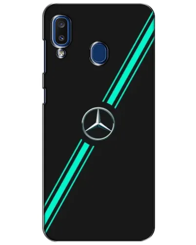 Чехол для Samsung Galaxy a20 2019 (A205F) с картинкой «Спортивные линии Mercedes» Чехол для Samsung Galaxy a20 2019 (A205F) с картинкой «Спортивные линии Mercedes»