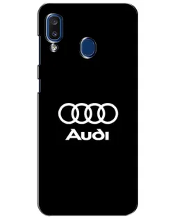 Чохол для Samsung Galaxy a20 2019 (A205F) з картинкою «Класичне лого Audi»