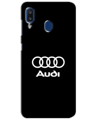 Чехол для Samsung Galaxy a20 2019 (A205F) с картинкой «Классическое лого Audi» Чехол для Samsung Galaxy a20 2019 (A205F) с картинкой «Классическое лого Audi»