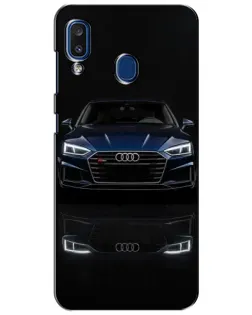 Чехол для Samsung Galaxy a20 2019 (A205F) с картинкой «Audi — ночное отражение» Чехол для Samsung Galaxy a20 2019 (A205F) с картинкой «Audi — ночное отражение»