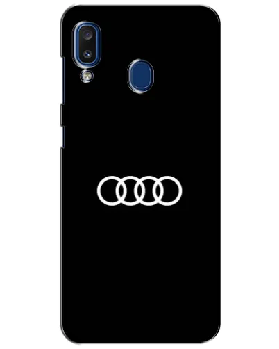 Чехол для Samsung Galaxy a20 2019 (A205F) с картинкой «Audi White Logo» Чехол для Samsung Galaxy a20 2019 (A205F) с картинкой «Audi White Logo»